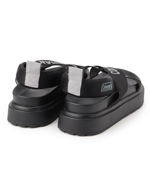 COLEMAN（コールマン）の「◆【Coleman/コールマン別注】ソックス付クロスベルトサンダル（サンダル・メンズ・ブラック/サンドベージュ/カーキ・60/70）」の15枚目の写真