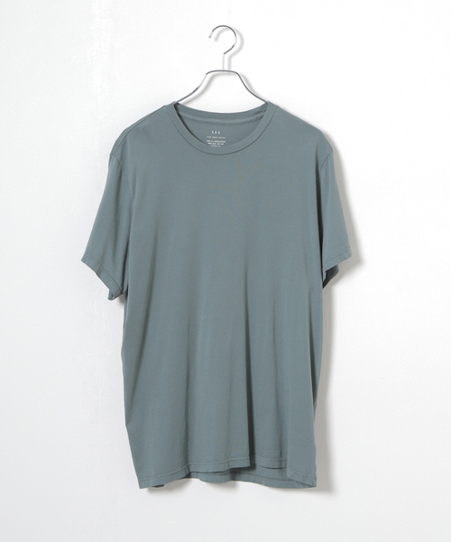 SAVE KHAKI UNITED(セーブカーキユナイテッド)の「SAVE KHAKI UNITED S/S SUPIMA CREW TEE(Tシャツ/カットソー・メンズ・ホワイト/ブラック/ネイビー/モカ/ブラック系その他/グリーン系その他・MEDIUM/LARGE/X-LARGE)」の5枚目の写真