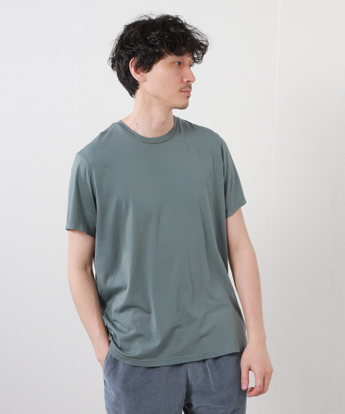 SAVE KHAKI UNITED(セーブカーキユナイテッド)の「SAVE KHAKI UNITED S/S SUPIMA CREW TEE(Tシャツ/カットソー・メンズ・ホワイト/ブラック/ネイビー/モカ/ブラック系その他/グリーン系その他・MEDIUM/LARGE/X-LARGE)」の8枚目の写真