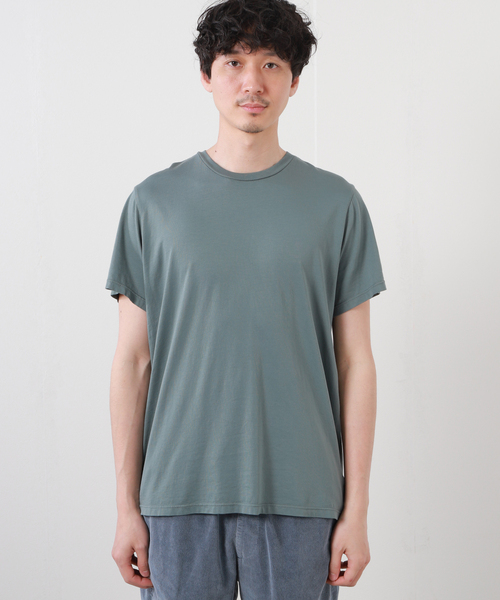 SAVE KHAKI UNITED(セーブカーキユナイテッド)の「SAVE KHAKI UNITED S/S SUPIMA CREW TEE(Tシャツ/カットソー・メンズ・ホワイト/ブラック/ネイビー/モカ/ブラック系その他/グリーン系その他・MEDIUM/LARGE/X-LARGE)」の9枚目の写真