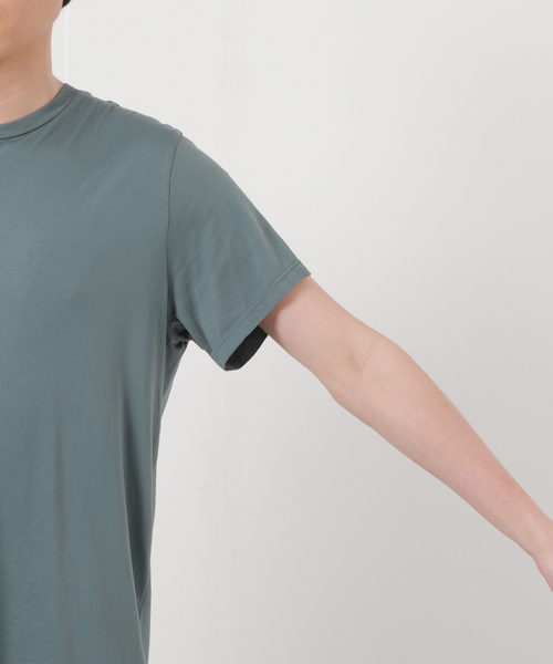 SAVE KHAKI UNITED(セーブカーキユナイテッド)の「SAVE KHAKI UNITED S/S SUPIMA CREW TEE(Tシャツ/カットソー・メンズ・ホワイト/ブラック/ネイビー/モカ/ブラック系その他/グリーン系その他・MEDIUM/LARGE/X-LARGE)」の14枚目の写真