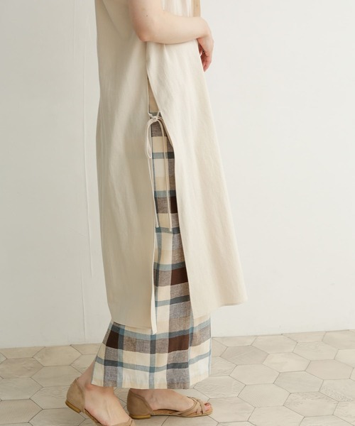 URBAN RESEARCH DOORS(アーバンリサーチドアーズ)の「カラーチェックセミタイトスカート(スカート・レディース・グリーン系その他/ブルー系その他・SMALL/MEDIUM)」の3枚目の写真