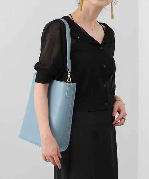 ２WAY麻タッチ12Gシアーボリューム袖カーディガン