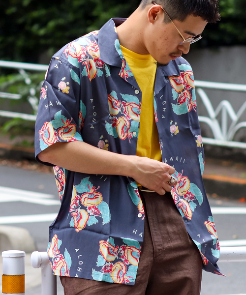 B.C STOCK(ベーセーストック)の「CRH PACK SH -DANCER-(シャツ/ブラウス・メンズ・イエロー/ネイビー・MEDIUM/LARGE/X-LARGE)」の1枚目の写真