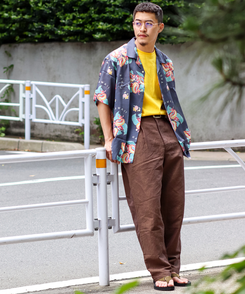 B.C STOCK(ベーセーストック)の「CRH PACK SH -DANCER-(シャツ/ブラウス・メンズ・イエロー/ネイビー・MEDIUM/LARGE/X-LARGE)」の6枚目の写真
