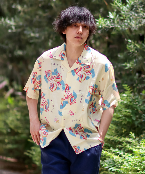 B.C STOCK(ベーセーストック)の「CRH PACK SH -DANCER-(シャツ/ブラウス・メンズ・イエロー/ネイビー・MEDIUM/LARGE/X-LARGE)」の7枚目の写真
