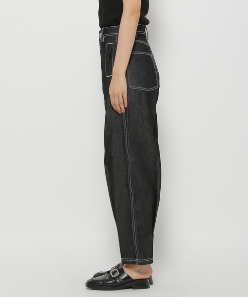 PAGEBOY（ページボーイ）の「CORE / カービーデニム（デニムパンツ・レディース・ブラック/ネイビー・S/M）」の10枚目の写真