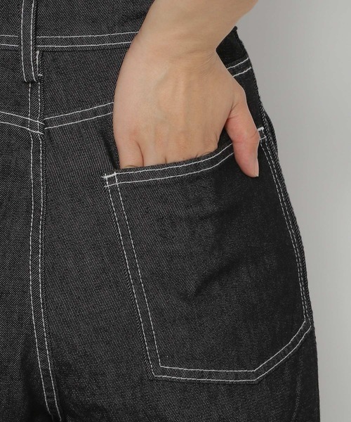 PAGEBOY（ページボーイ）の「CORE / カービーデニム（デニムパンツ・レディース・ブラック/ネイビー・S/M）」の16枚目の写真