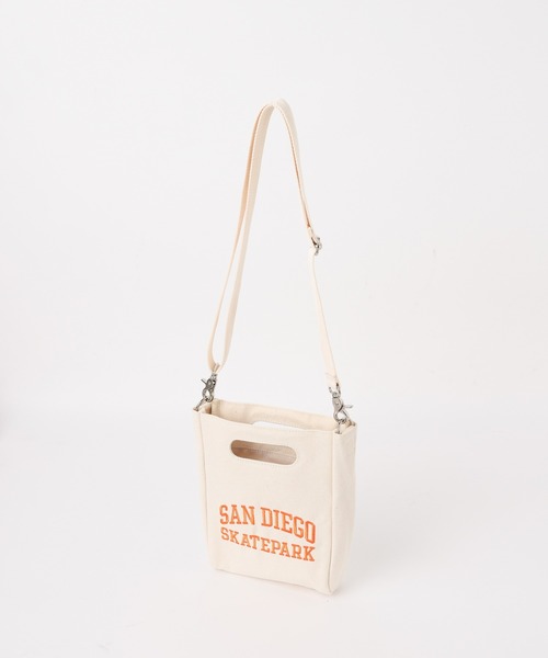 WEGO(ウィゴー)の「WEGO/2WAYキャンバスレコードショルダー(ショルダーバッグ・メンズ・ナチュラル/ブラック/ダークインディゴブルー・FREE)」の16枚目の写真