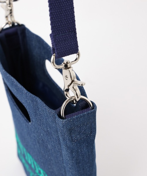 WEGO(ウィゴー)の「WEGO/2WAYキャンバスレコードショルダー(ショルダーバッグ・メンズ・ナチュラル/ブラック/ダークインディゴブルー・FREE)」の21枚目の写真