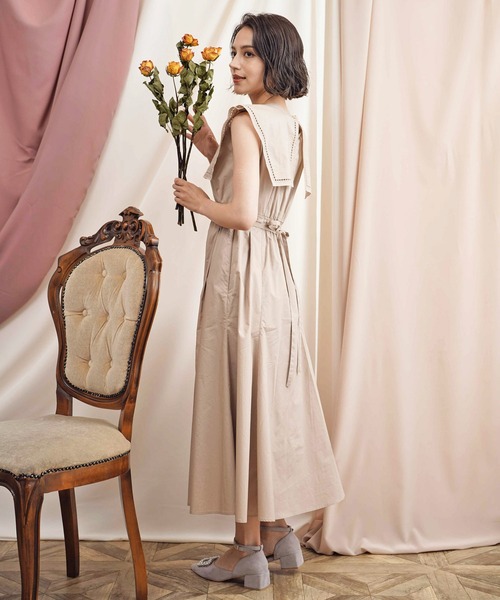 ノエラ noela オリジナルレトロフラワー衿付きワンピ N05236EW14216_fw_thumbM.jpg