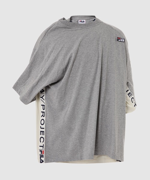 Y/Project(ワイプロジェクト)の「FILA REVERSIBLE STRIPE T-SHIRT(Tシャツ/カットソー・メンズ・グレー系その他/ブラック系その他・M/S/L/XXS/XL/XS)」の7枚目の写真