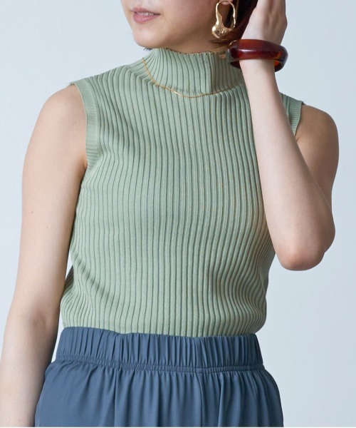 SETUP7（セットアップセブン）の「【SETUP7】モックネックリブニット