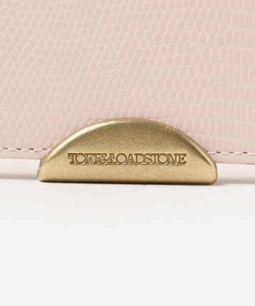 TOFF&LOADSTONE（トフアンドロードストーン）の「TOFF&LOADSTONE / デリスリザード 名刺入れ＜0211CL＞（名刺入れ・レディース・ピンク/ラベンダー・ONE SIZE）」の3枚目の写真