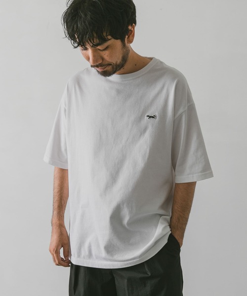 PENNEYS(ぺニーズ)の「『別注』PENNEYS×DOORS THE FOX ワッペンTシャツ(Tシャツ/カットソー・メンズ・ホワイト/ベージュ/ネイビー/カーキ・SMALL/MEDIUM/LARGE)」の10枚目の写真