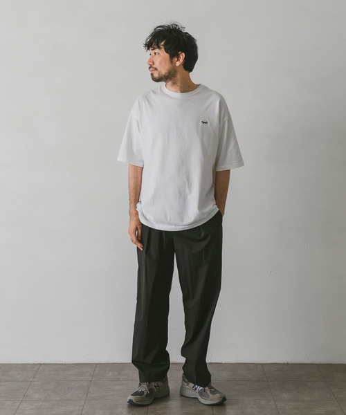 PENNEYS(ぺニーズ)の「『別注』PENNEYS×DOORS THE FOX ワッペンTシャツ(Tシャツ/カットソー・メンズ・ホワイト/ベージュ/ネイビー/カーキ・SMALL/MEDIUM/LARGE)」の5枚目の写真