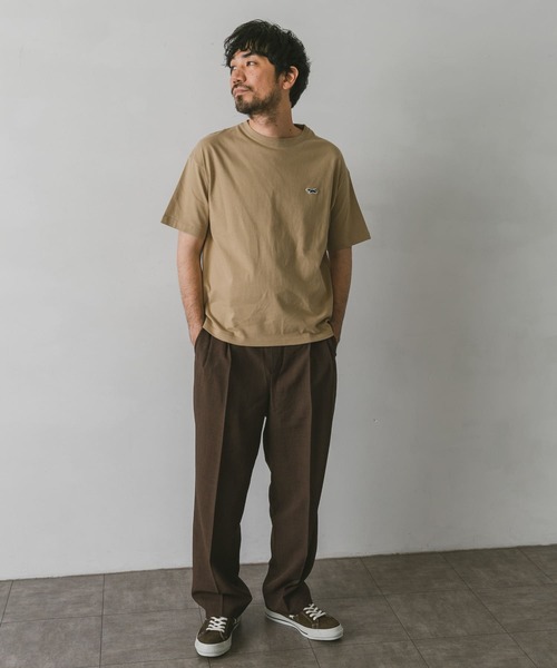 PENNEYS(ぺニーズ)の「『別注』PENNEYS×DOORS THE FOX ワッペンTシャツ(Tシャツ/カットソー・メンズ・ホワイト/ベージュ/ネイビー/カーキ・SMALL/MEDIUM/LARGE)」の17枚目の写真