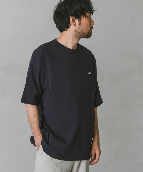 PENNEYS(ぺニーズ)の「『別注』PENNEYS×DOORS THE FOX ワッペンTシャツ(Tシャツ/カットソー・メンズ・ホワイト/ベージュ/ネイビー/カーキ・SMALL/MEDIUM/LARGE)」の13枚目の写真