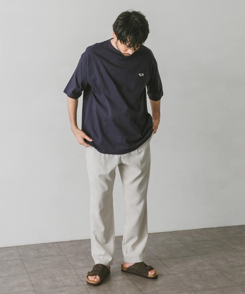 PENNEYS(ぺニーズ)の「『別注』PENNEYS×DOORS THE FOX ワッペンTシャツ(Tシャツ/カットソー・メンズ・ホワイト/ベージュ/ネイビー/カーキ・SMALL/MEDIUM/LARGE)」の8枚目の写真