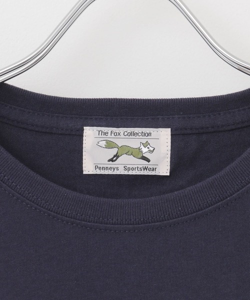 PENNEYS(ぺニーズ)の「『別注』PENNEYS×DOORS THE FOX ワッペンTシャツ(Tシャツ/カットソー・メンズ・ホワイト/ベージュ/ネイビー/カーキ・SMALL/MEDIUM/LARGE)」の15枚目の写真