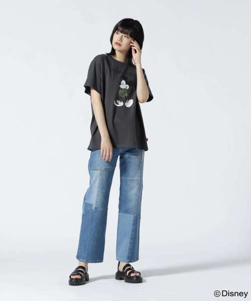AVIREX（アヴィレックス）の「【直営店限定】REMAKE STRETCK DENIM PANTS/ リメイクストレッチデニムパンツ（デニムパンツ・レディース・その他35/その他6・L/S/M）」の3枚目の写真