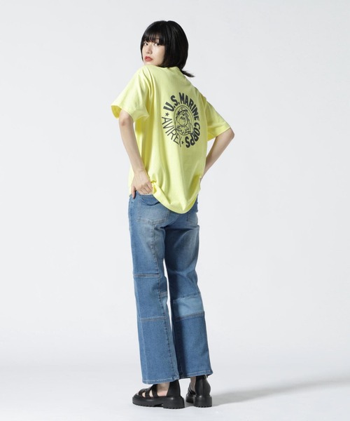 AVIREX（アヴィレックス）の「【直営店限定】REMAKE STRETCK DENIM PANTS/ リメイクストレッチデニムパンツ（デニムパンツ・レディース・その他35/その他6・L/S/M）」の15枚目の写真