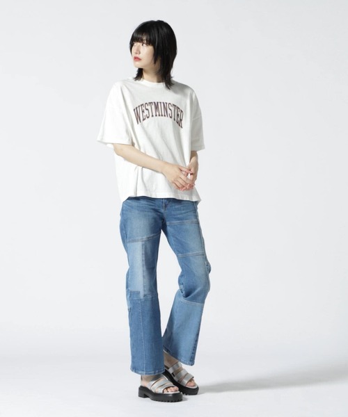 AVIREX（アヴィレックス）の「【直営店限定】REMAKE STRETCK DENIM PANTS/ リメイクストレッチデニムパンツ（デニムパンツ・レディース・その他35/その他6・L/S/M）」の16枚目の写真