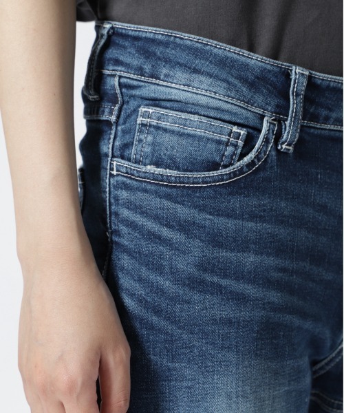 AVIREX（アヴィレックス）の「【直営店限定】REMAKE STRETCK DENIM PANTS/ リメイクストレッチデニムパンツ（デニムパンツ・レディース・その他35/その他6・L/S/M）」の8枚目の写真