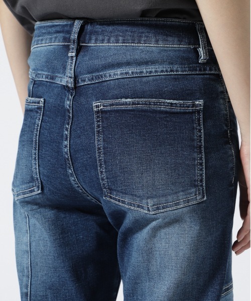 AVIREX（アヴィレックス）の「【直営店限定】REMAKE STRETCK DENIM PANTS/ リメイクストレッチデニムパンツ（デニムパンツ・レディース・その他35/その他6・L/S/M）」の9枚目の写真