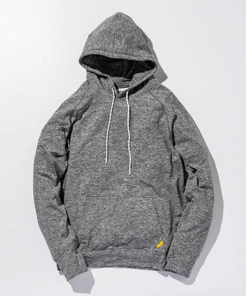 +phenix(プラスフェニックス)の「+phenix(プラスフェニックス)DRY BRUSHED SWEAT HOODIE(パーカー・メンズ・ブラック/ネイビー/トップグレー・S/M/L/XL)」の2枚目の写真