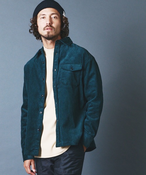 Magine（マージン）の「CTN CORDULOY WORK SHIRTS:コットン コーデュロイ ワークシャツ 22AW（シャツ/ブラウス・メンズ・ブラック/ネイビー/ブラウン/ブルー・44/46/48）」の4枚目の写真