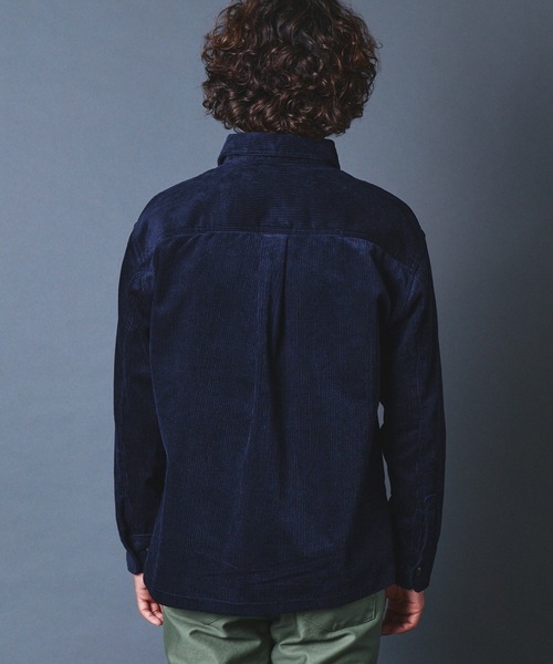 Magine（マージン）の「CTN CORDULOY WORK SHIRTS:コットン コーデュロイ ワークシャツ 22AW（シャツ/ブラウス・メンズ・ブラック/ネイビー/ブラウン/ブルー・44/46/48）」の18枚目の写真