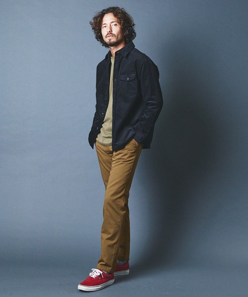 Magine（マージン）の「CTN CORDULOY WORK SHIRTS:コットン コーデュロイ ワークシャツ 22AW（シャツ/ブラウス・メンズ・ブラック/ネイビー/ブラウン/ブルー・44/46/48）」の16枚目の写真