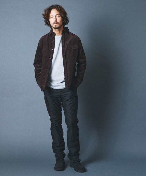 Magine（マージン）の「CTN CORDULOY WORK SHIRTS:コットン コーデュロイ ワークシャツ 22AW（シャツ/ブラウス・メンズ・ブラック/ネイビー/ブラウン/ブルー・44/46/48）」の7枚目の写真