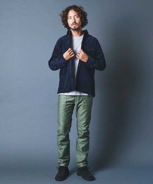 Magine（マージン）の「CTN CORDULOY WORK SHIRTS:コットン コーデュロイ ワークシャツ 22AW（シャツ/ブラウス・メンズ・ブラック/ネイビー/ブラウン/ブルー・44/46/48）」の22枚目の写真