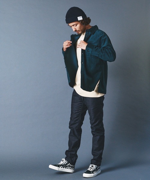 Magine（マージン）の「CTN CORDULOY WORK SHIRTS:コットン コーデュロイ ワークシャツ 22AW（シャツ/ブラウス・メンズ・ブラック/ネイビー/ブラウン/ブルー・44/46/48）」の12枚目の写真