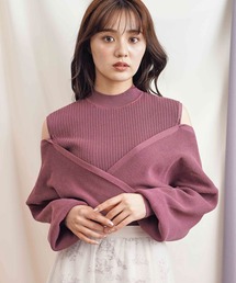 NOELA | カシュクールレイヤードニット(ニット/セーター)