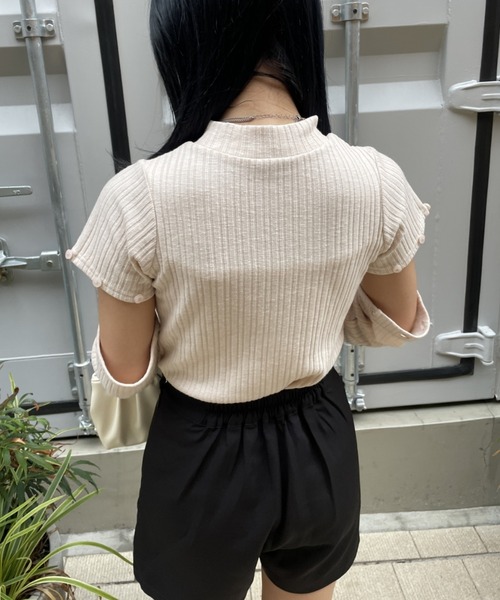 nemne store(ネンネストア)の「【低身長用サイズあり】5way袖取り外しニットソー(Tシャツ/カットソー・レディース・ブラック/グレー/アイボリー・SMALL/MEDIUM)」の10枚目の写真