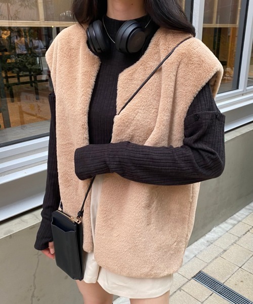 nemne store(ネンネストア)の「【低身長用サイズあり】5way袖取り外しニットソー(Tシャツ/カットソー・レディース・ブラック/グレー/アイボリー・SMALL/MEDIUM)」の5枚目の写真