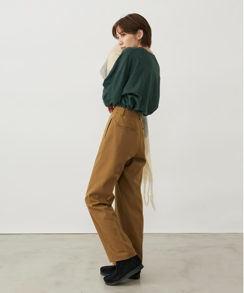 Auntie Rosa Holiday（アンティローザホリデー）の「フットボールロンT（Tシャツ/カットソー・レディース・ブラック/オフホワイト/グリーン・FREE）」の21枚目の写真