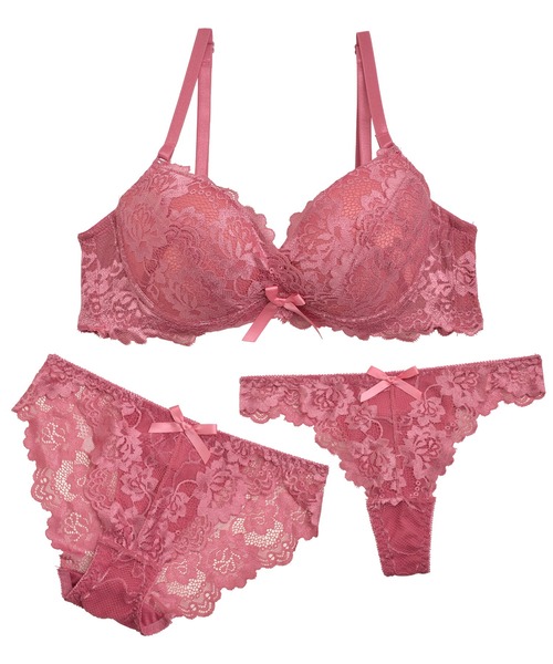 【新品タグ付き】ブラD65 Tバックショーツ セット 61G ブラジャー ショーツセット 3点セット ストリング カメリア フロント