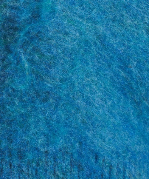 COLLAGE GALLARDAGALANTE（コラージュガリャルダガランテ）の「トレンドクロップド丈/モヘアショートカーデ（カーディガン/ボレロ・レディース・オレンジ/ダークネイビー・FREE）」の16枚目の写真