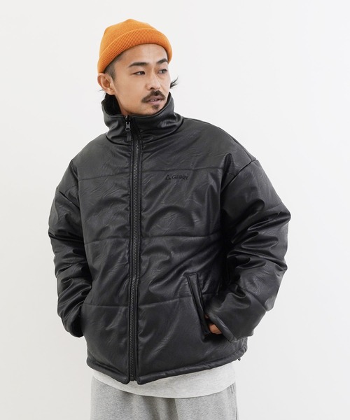 GERRY（ジェリー）の「GERRY / ジェリー 別注 コラボ オーバーサイズ リバーシブル / ボア フリース 中綿 ジャケット（ダウンジャケット/コート・メンズ・ライトグレー/ブラック/ブラック系その他・MEDIUM/LARGE/X-LARGE）」の8枚目の写真