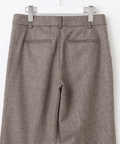 J.PRESS（ジェイプレス）の「【セットアップ対応】ウールストレッチツイード ストレート パンツ（その他パンツ・レディース・グレー系/ダークブラウン系・11/13/9/7）」の6枚目の写真