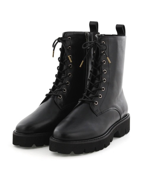 HIMIKO（ヒミコ）の「【Made in Japan】【撥水】レースアップトラックソールブーツ/621407（ブーツ・レディース・ブラック/グレー/アイボリー/ブラウン・22.5cm/23.5cm/24.5cm/23.0cm/24.0cm/25.0cm/22.0cm/25.5cm/21.5cm/26.0cm/26.5cm）」の10枚目の写真