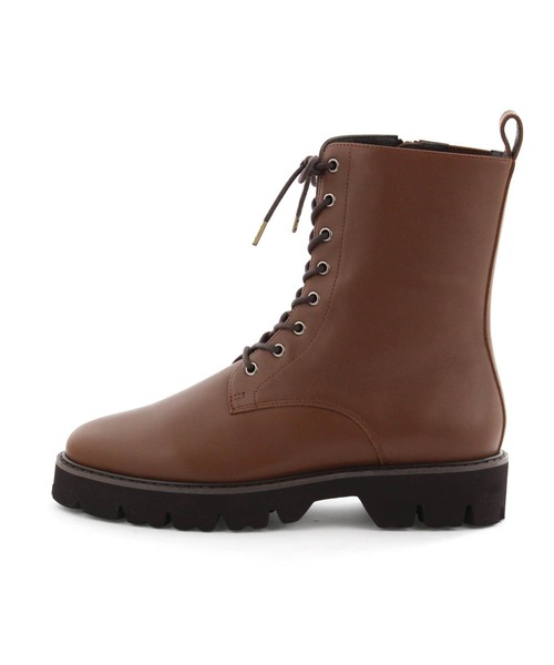 HIMIKO（ヒミコ）の「【Made in Japan】【撥水】レースアップトラックソールブーツ/621407（ブーツ・レディース・ブラック/グレー/アイボリー/ブラウン・22.5cm/23.5cm/24.5cm/23.0cm/24.0cm/25.0cm/22.0cm/25.5cm/21.5cm/26.0cm/26.5cm）」の16枚目の写真