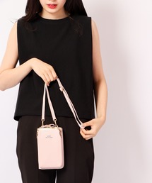 JUNE SELECT 縦型合皮ガマ口お財布ミニショルダー