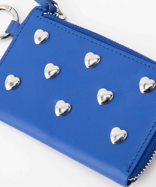 Casselini(キャセリーニ)の「Casselini(キャセリーニ)ハートスタッズカードケース(カードケース・レディース・ブラック/ブラウン/ブルー・FREE)」の9枚目の写真