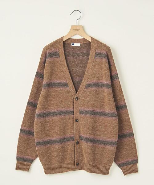 info. BEAUTY&YOUTH(インフォビューティアンドユース)の「【WEB限定】 <info. BEAUTY&YOUTH> バルーンシルエット ニットカーディガン(カーディガン/ボレロ・メンズ・ダークグレー/ケリー/ブラウン/モカ・L/M/S)」の2枚目の写真