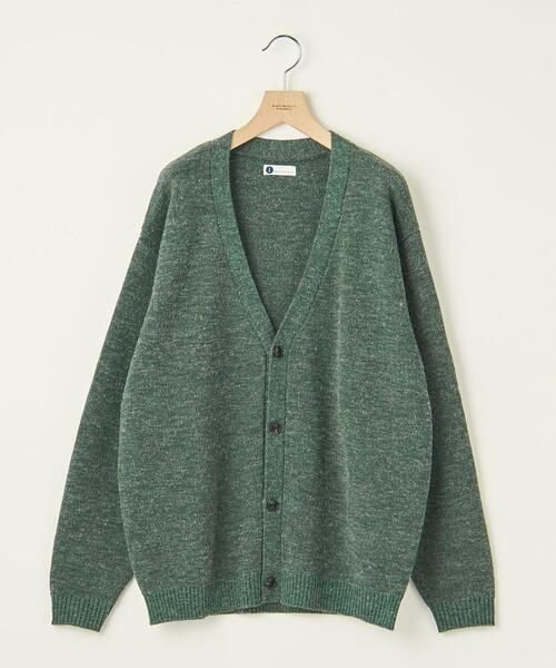 info. BEAUTY&YOUTH(インフォビューティアンドユース)の「【WEB限定】 <info. BEAUTY&YOUTH> バルーンシルエット ニットカーディガン(カーディガン/ボレロ・メンズ・ダークグレー/ケリー/ブラウン/モカ・L/M/S)」の4枚目の写真